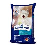 Club 4 paws сухой корм для взрослых собак мелких пород с яненком и рисом (на развес)
